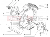 Rear wheel - Gilera GSM