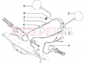 Transmissions-switch-Driving mirror - Gilera GSM