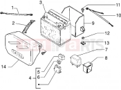 Battery-Relais - Gilera H@k
