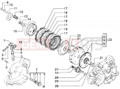 Clutch unit - Gilera H@k