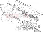 Counter shaft - Gilera H@k
