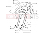 Front mudguard - Gilera H@k