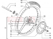 Front wheel - Gilera H@k