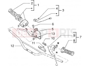 Handlebars component parts - Gilera H@k
