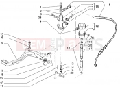Pedal-master cylinder - Gilera H@k