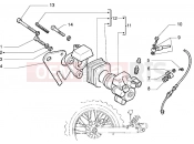 Rear brake caliper - Gilera H@k