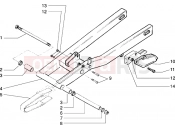 Rear fork - Gilera H@k