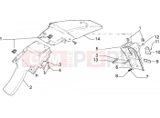 Rear mudguard - Gilera H@k