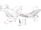 Tank-saddle - Gilera H@k