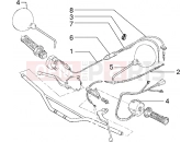 Transmissions-switch-Driving mirror - Gilera H@k