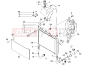 Cooling system - Gilera Nexus 125 2007