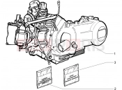 Engine, assembly - Gilera Nexus 125 2007