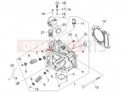 Head unit - Valve - Gilera Nexus 125 2007