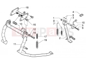 Central Stand - Gilera Nexus 500
