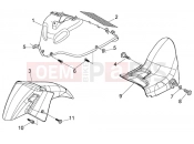 Wheel Compartment-Mudguard - Gilera Nexus 500