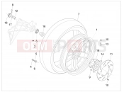 Rear wheel - Gilera Nexus 500 2008