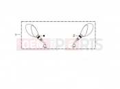 Driving mirror/s - Gilera Oregon 250 2010