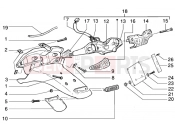 GILERA Runner 125 VX 4T Rear tail lamp