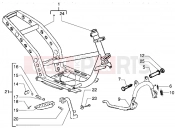 Chassis-Central stand - Gilera Runner 180 VXR