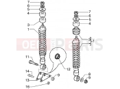 Rear shock absorber - Gilera Runner 180 VXR