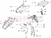 gilera 2006 Runner 50 Pure Jet SC Rear cover - Splash guard
