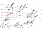 gilera 2005 Runner 50 Pure Jet Side cover - Spoiler