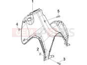 gilera 2011 Runner 50 Pure Jet Front glove-box - Knee-guard panel