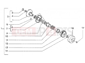 Driven pulley - Gilera Runner 50 SP