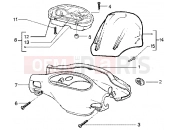 Speedometers kms-handlebar covers - Gilera Runner 50 SP