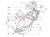 GILERA Runner 50 SP -SC- Helmet huosing - Undersaddle
