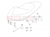 GILERA Runner 50 SP -SC- Saddle/seats