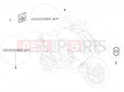 gilera 2009 Runner 50 SP -SC- Plates - Emblems