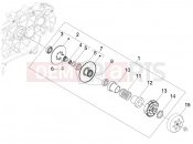 gilera 2012 Runner 50 SP Driven pulley