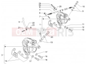 gilera 2018 Runner 50 SP Brakes pipes - Calipers