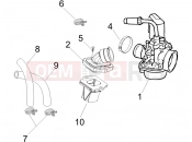 gilera 2018 Runner 50 SP karburátor - szívótorok