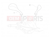 gilera 2019 Runner 50 SP Driving mirror/s