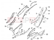 gilera 2009 Runner 50 SP Side cover - Spoiler