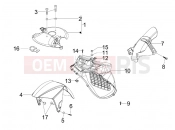 gilera 2008 Runner 125 ST 4T Wheel huosing - Mudguard