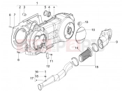 gilera 2009 Runner 125 ST 4T Crankcase cover - Crankcase cooling