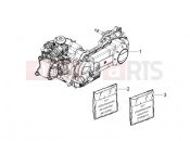 gilera 2013 Runner 125 ST 4T Engine, assembly