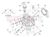 gilera 2016 Runner 125 ST 4T Head unit - Valve