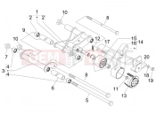gilera 2017 Runner 125 ST 4T Swinging arm