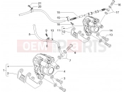 gilera 2008 Runner 200 ST 4T Brakes pipes - Calipers