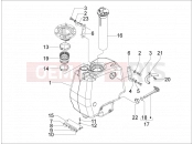 gilera 2009 Runner 200 ST 4T Benzin tank