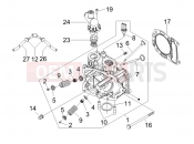 gilera 2009 Runner 200 ST 4T Head unit - Valve