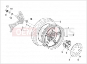 gilera 2012 Runner 200 ST 4T Rear wheel