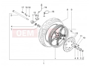 gilera 2007 Runner 125 VX 4T Front wheel