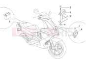 kezelőszervek - akkumulátor - Gilera Runner 125 VX 4T 2007