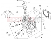 gilera 2005 Runner 125 Race VX 4T Head unit - Valve