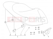 gilera 2005 Runner 125 Race VX 4T Saddle/seats